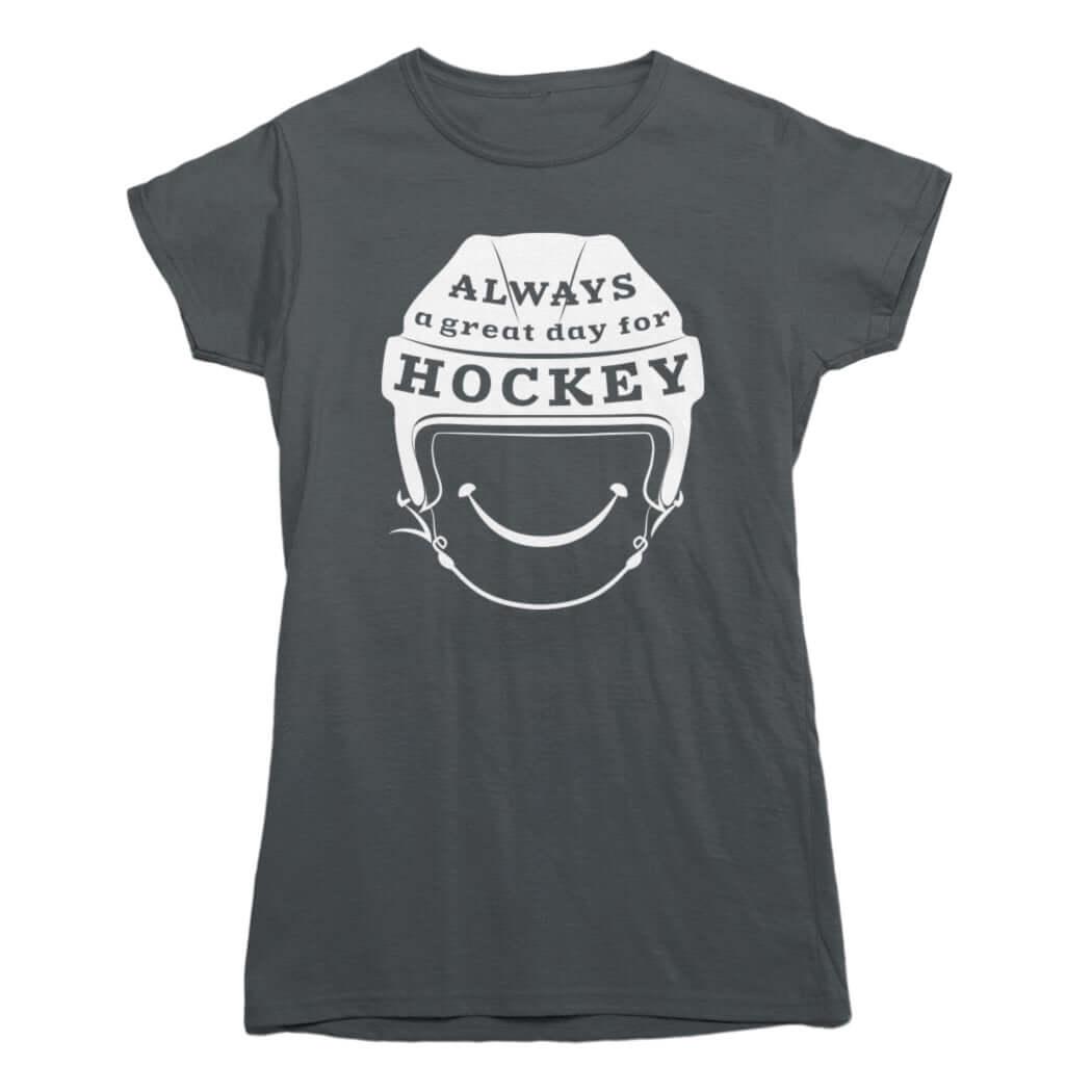 Always A Great Day for Hockey T-shirt - Rocket Factory Apparel