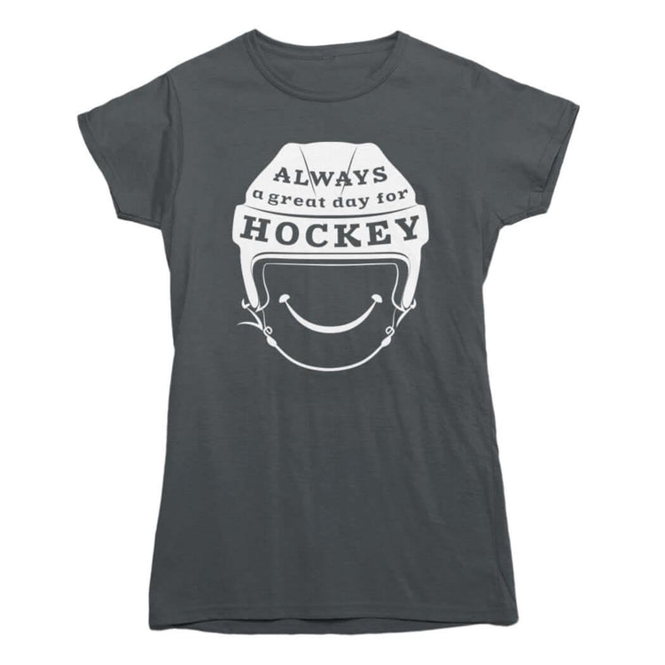 Always A Great Day for Hockey T-shirt - Rocket Factory Apparel