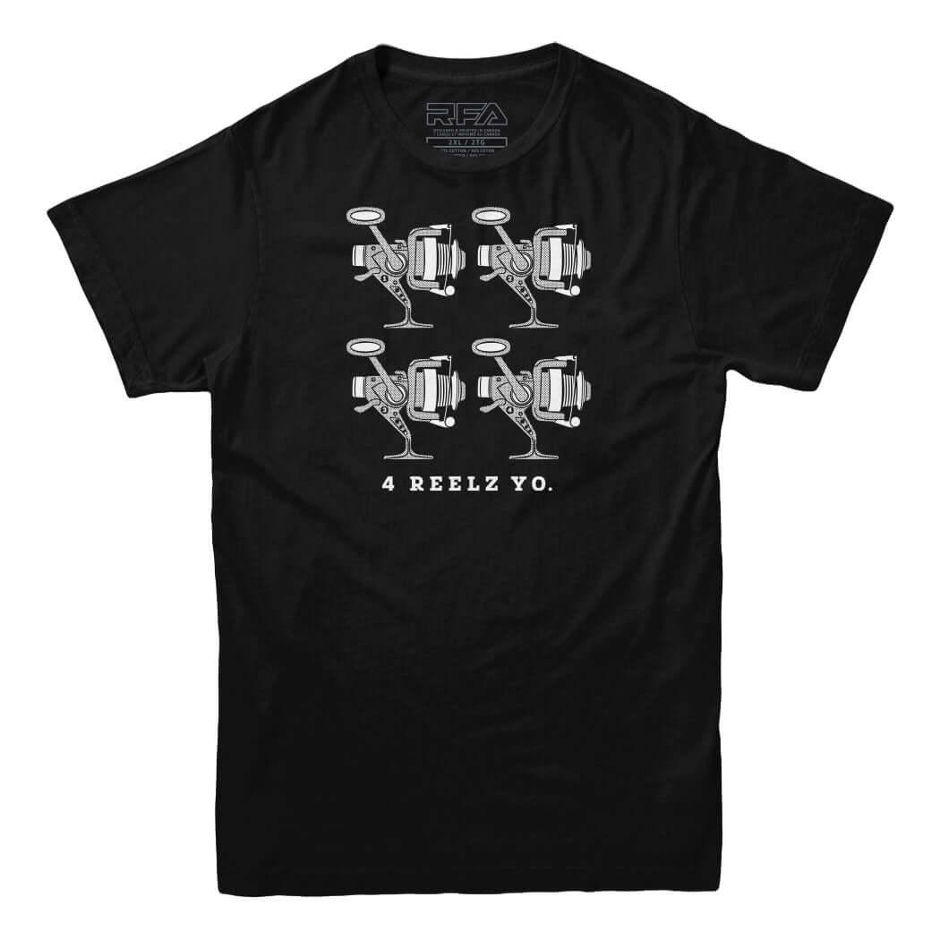 4 Reelz Yo Fishing T-Shirt - Rocket Factory Apparel