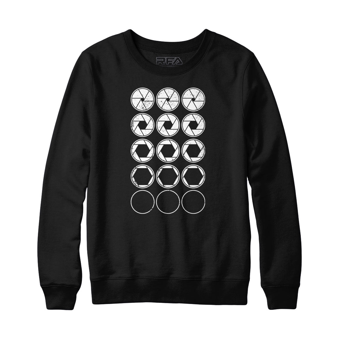 Aperture Pattern Photography Sweatshirt