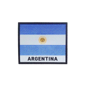 Argentina Flag Iron On Patch - Rocket Factory Apparel
