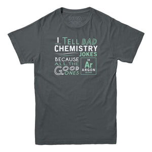 Argon Chemistry Joke T-shirt - Rocket Factory Apparel