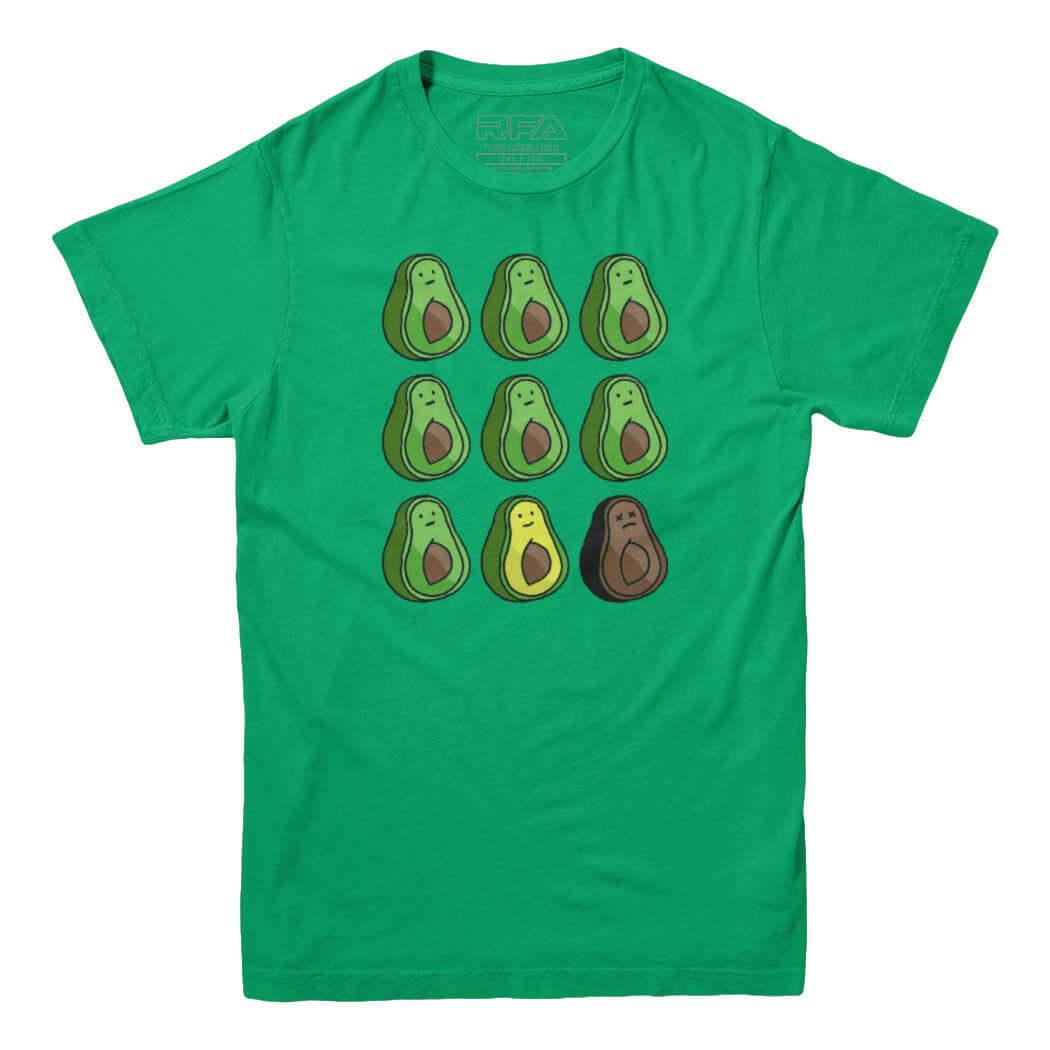 Avocado Timeline T-shirt - Rocket Factory Apparel