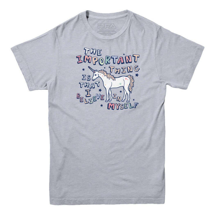 I Believe In Myself Unicorn T-shirt - Rocket Factory Apparel