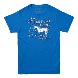 I Believe In Myself Unicorn T-shirt - Rocket Factory Apparel