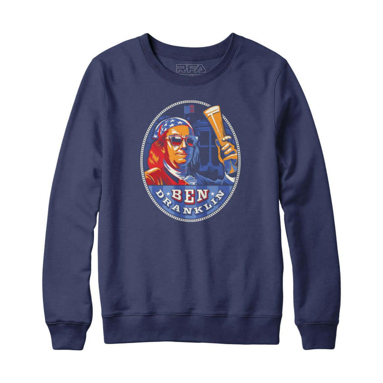 Ben Dranklin Sweatshirt Hoodie - Rocket Factory Apparel