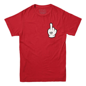 Middle Finger Cartoon T-shirt - Rocket Factory Apparel