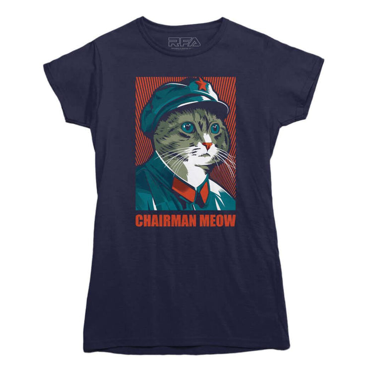 Chairman Meow T-shirt - Rocket Factory Apparel