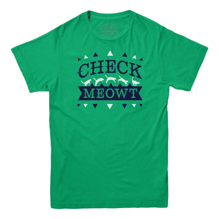 Check Meowt funny narcistic Cat T-shirt - Rocket Factory Apparel