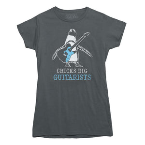 Chicks Dig Guitarists T-shirt - Rocket Factory Apparel