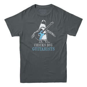 Chicks Dig Guitarists T-shirt - Rocket Factory Apparel