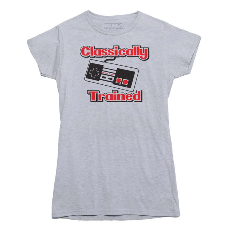 Classically Trained Gamer T-Shirt - Rocket Factory Apparel