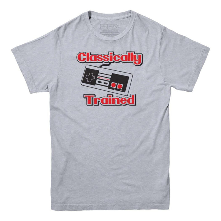 Classically Trained Gamer T-Shirt - Rocket Factory Apparel