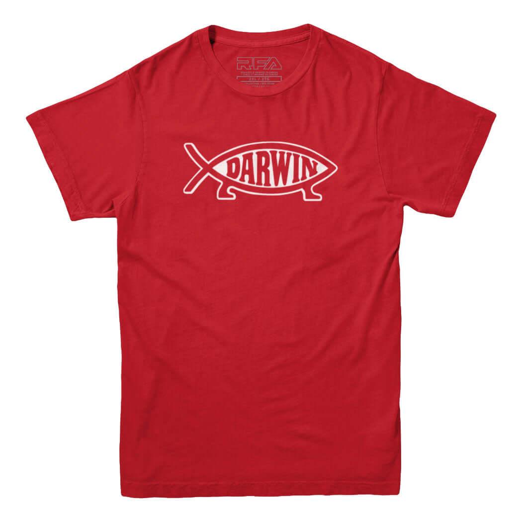Darwin Fish T-shirt - Rocket Factory Apparel