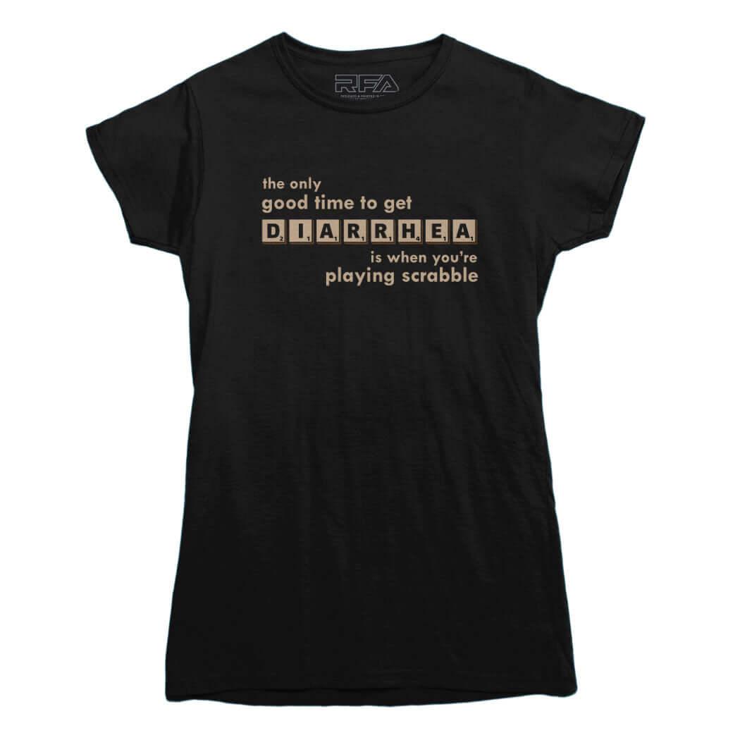 Scrabble Diarrhea T-shirt - Rocket Factory Apparel