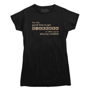 Scrabble Diarrhea T-shirt - Rocket Factory Apparel