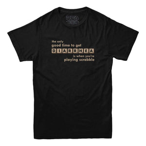 Scrabble Diarrhea T-shirt - Rocket Factory Apparel