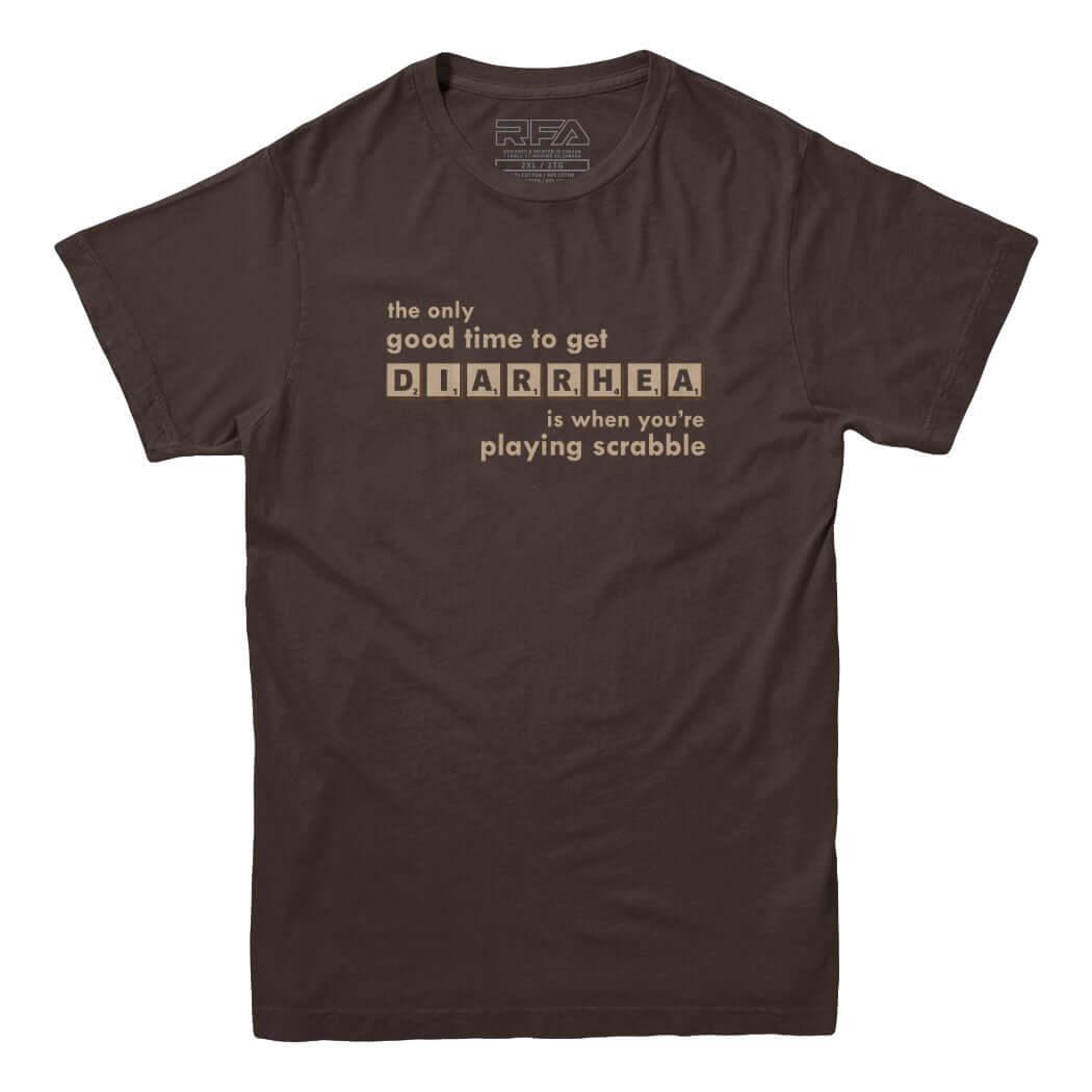 Scrabble Diarrhea T-shirt - Rocket Factory Apparel