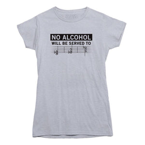 We Don't Serve Minors Music T-shirt - Rocket Factory Apparel