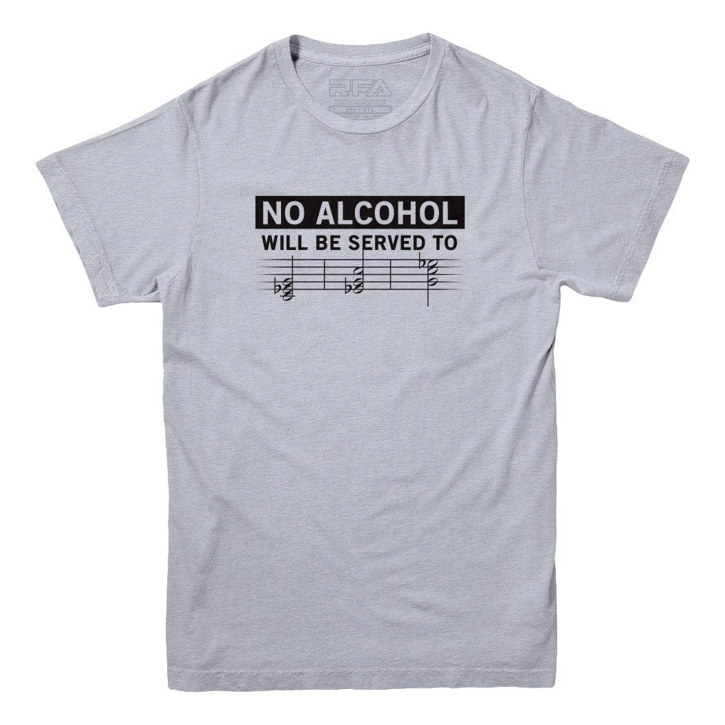 We Don't Serve Minors Music T-shirt - Rocket Factory Apparel