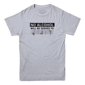 We Don't Serve Minors Music T-shirt - Rocket Factory Apparel
