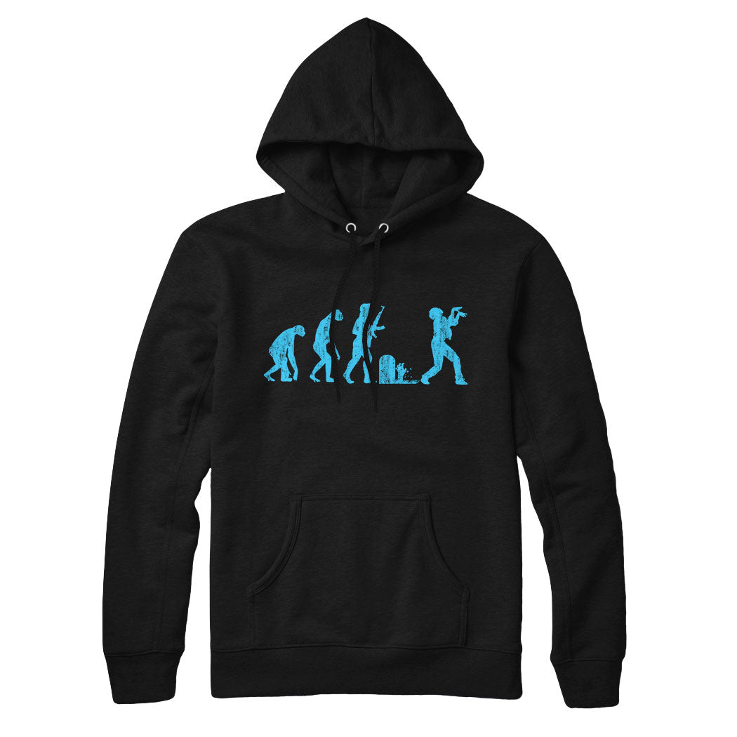 Evolution of a Zombie Sweatshirt and Hoodie