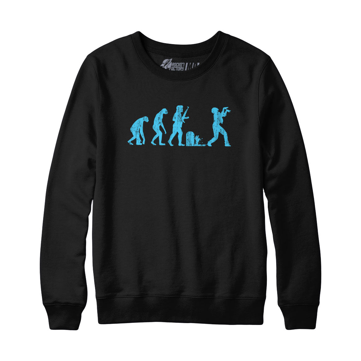 Evolution of a Zombie Sweatshirt and Hoodie