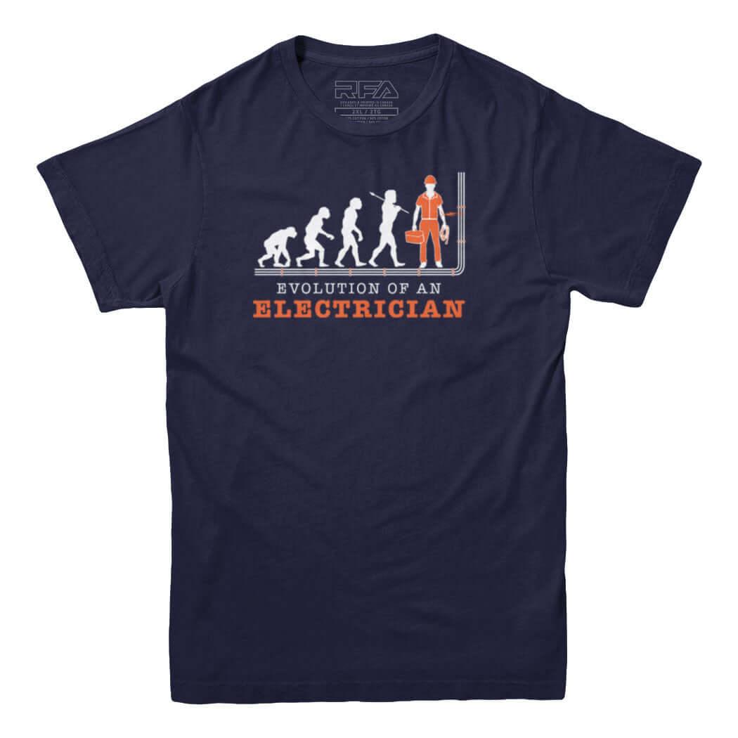 Evolution of an Electrician T-shirt - Rocket Factory Apparel