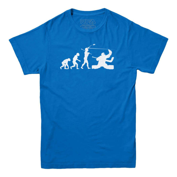 Evolution of A Hockey Goalie T-shirt - Rocket Factory Apparel