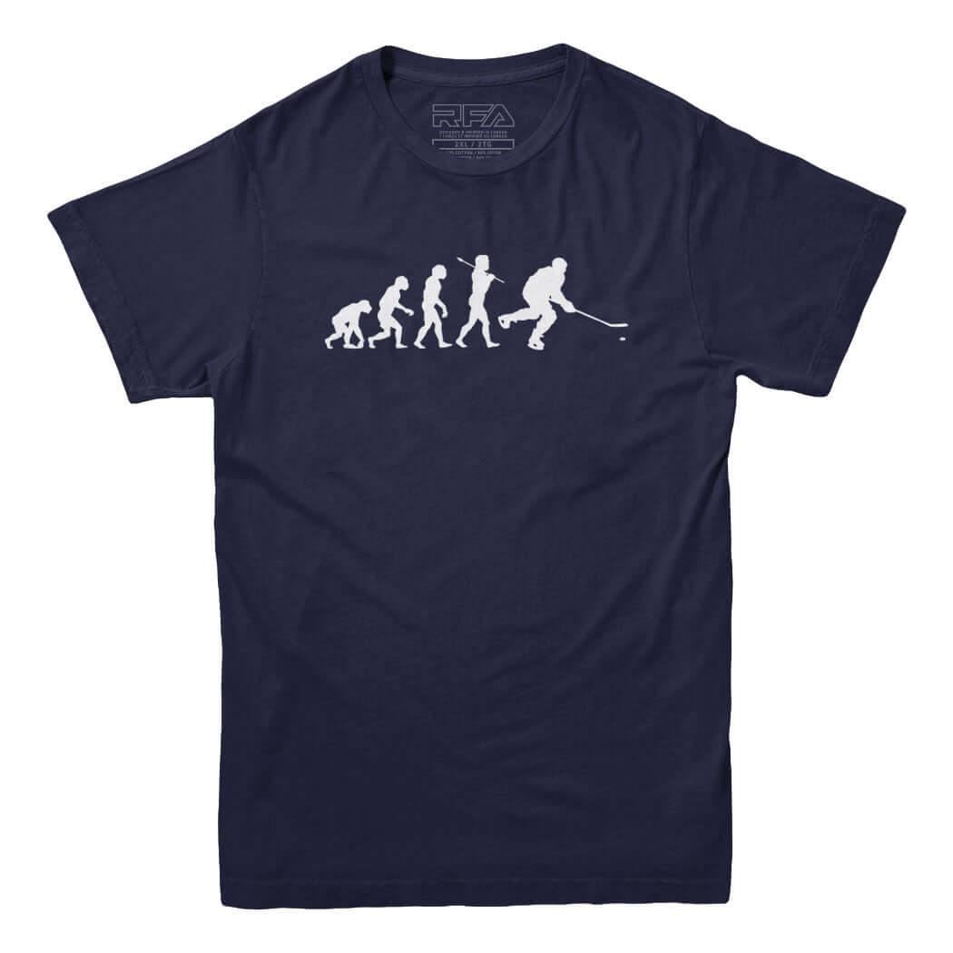 Evolution Hockey Player T-shirt - Rocket Factory Apparel