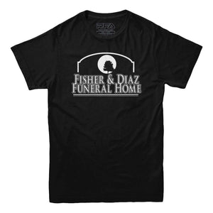 Fisher and Diaz Funeral Home T-shirt - Rocket Factory Apparel
