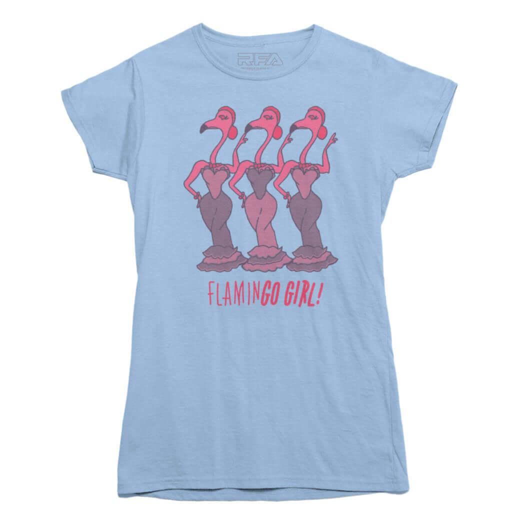 Flamin Go Girl T-shirt - Rocket Factory Apparel