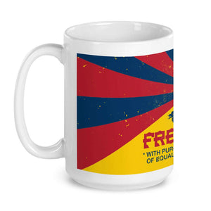 Free Tibet 15oz Mug - Rocket Factory Apparel