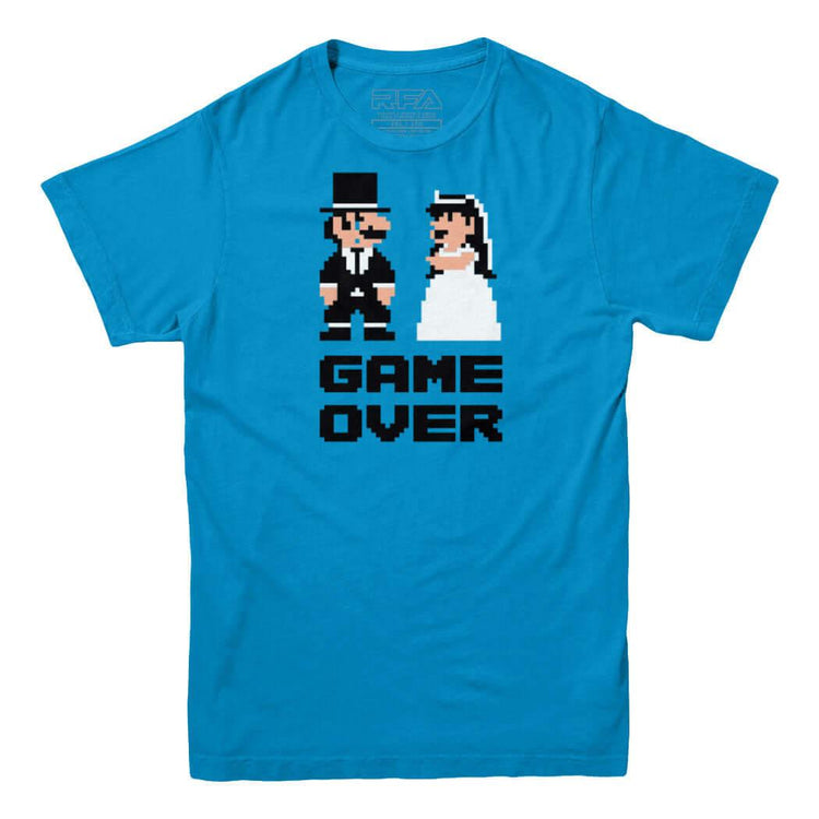 Game Over Marriage T-shirt - Rocket Factory Apparel