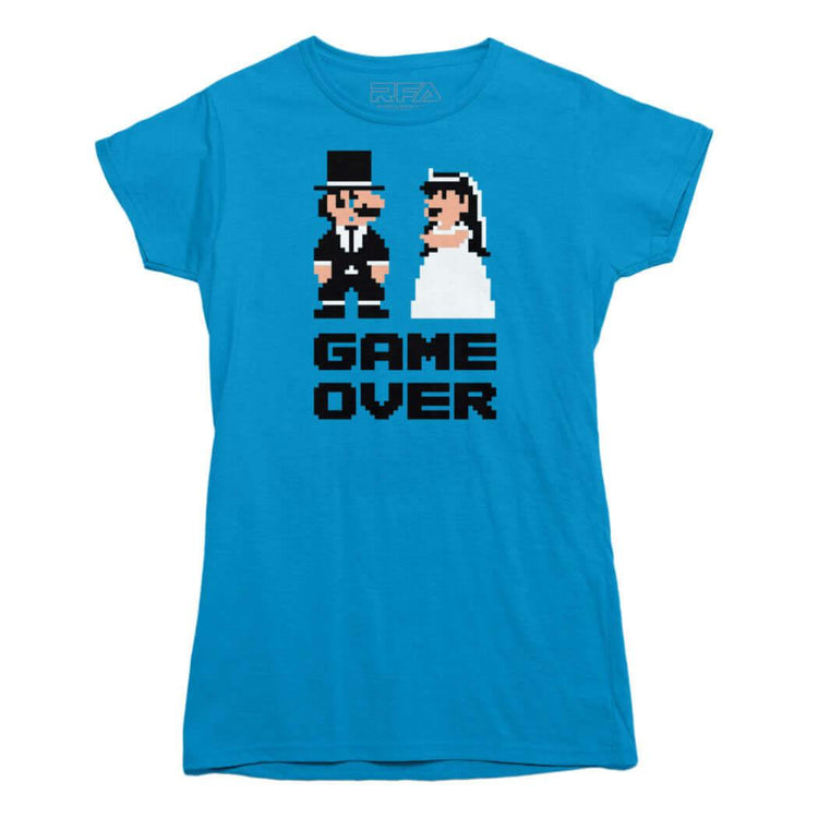 Game Over Marriage T-shirt - Rocket Factory Apparel
