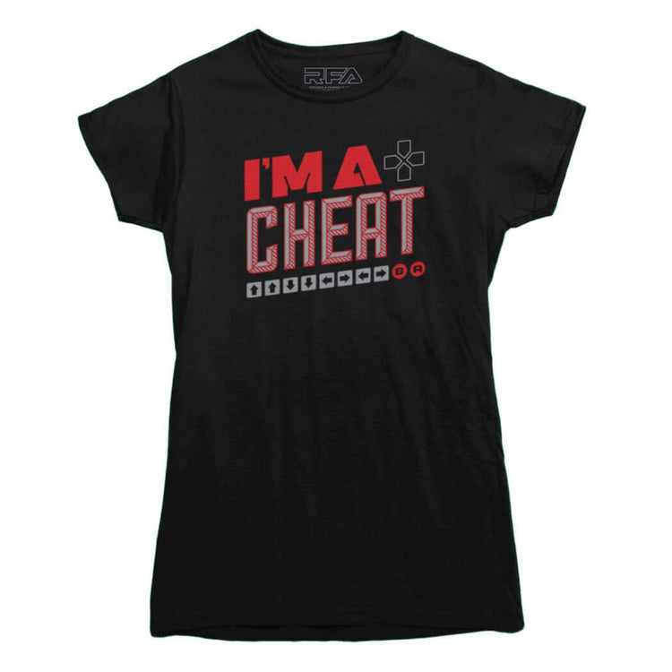 I'm A Cheat Gamer T-shirt - Rocket Factory Apparel