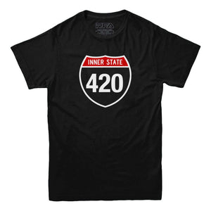 Inner State 420 T-Shirt - Rocket Factory Apparel
