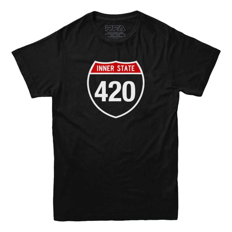 Inner State 420 T-Shirt - Rocket Factory Apparel