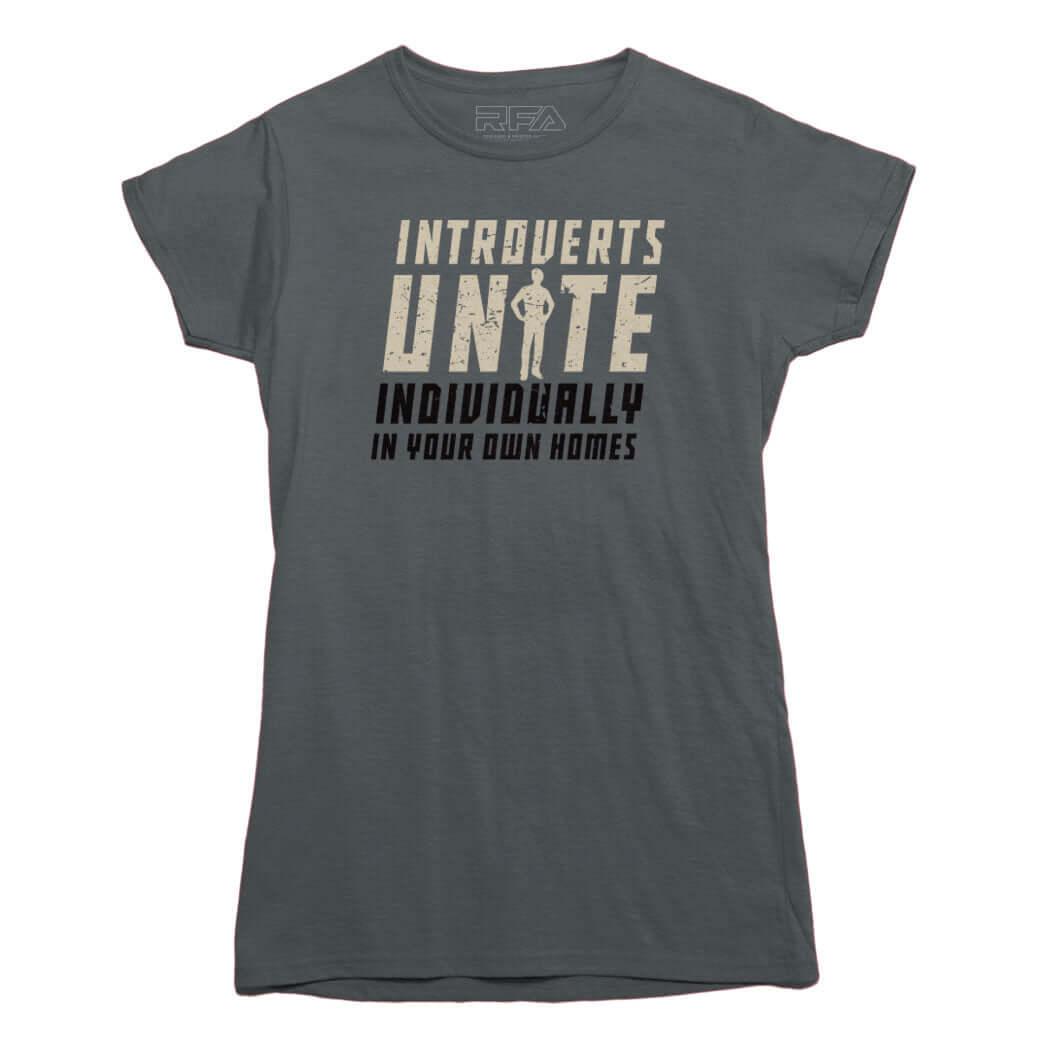 Introverts Unite T-Shirt - Rocket Factory Apparel