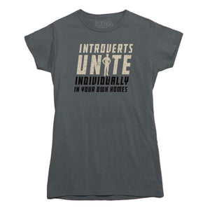 Introverts Unite T-Shirt - Rocket Factory Apparel