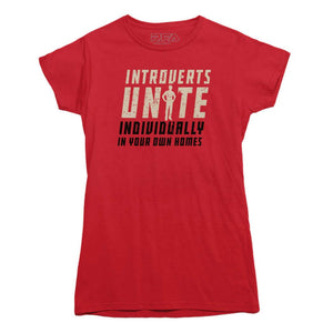 Introverts Unite T-Shirt - Rocket Factory Apparel