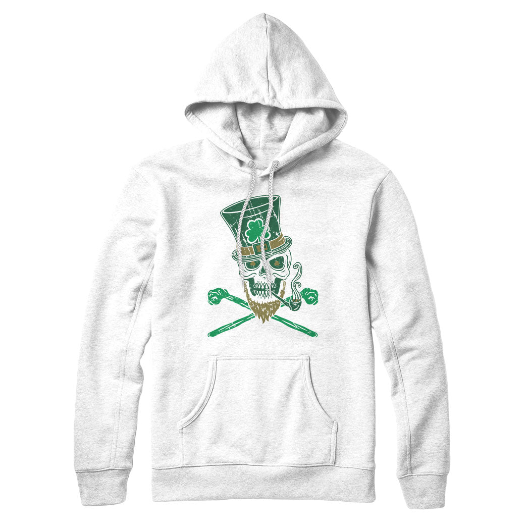 Irish Skull and Shillelagh Sweatshirt and Hoodie