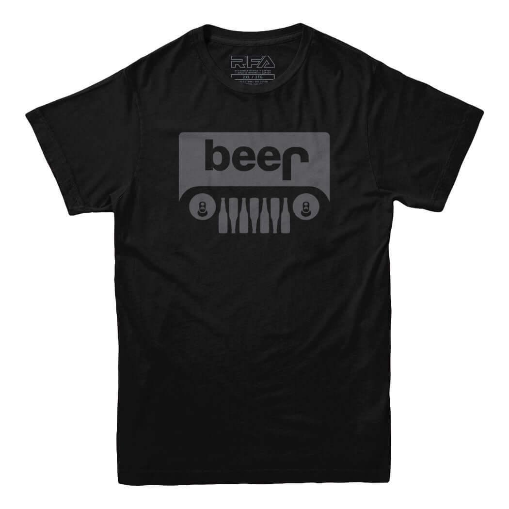 Jeep Beer T-shirt - Rocket Factory Apparel