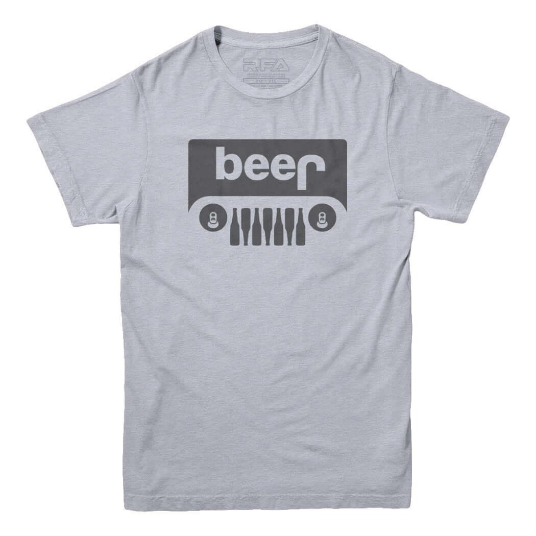Jeep Beer T-shirt - Rocket Factory Apparel
