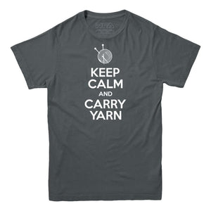 Keep Calm and Carry Yarn T-shirt - Rocket Factory Apparel