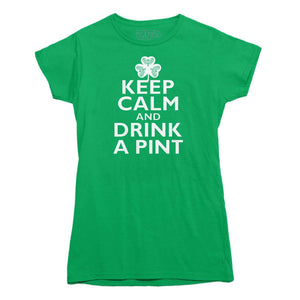 Keep Calm and Drink a Pint Irish T-shirt - Rocket Factory Apparel