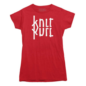 Knit Purl Ambigram T-Shirt - Rocket Factory Apparel