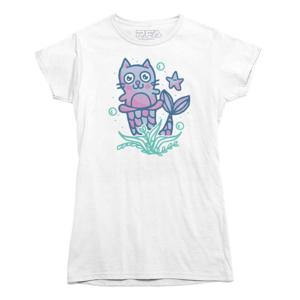 Little Purrmaid T-shirt - Rocket Factory Apparel