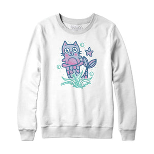 Little Purrmaid Sweatshirt Hoodie - Rocket Factory Apparel