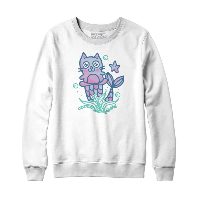 Little Purrmaid Sweatshirt Hoodie - Rocket Factory Apparel